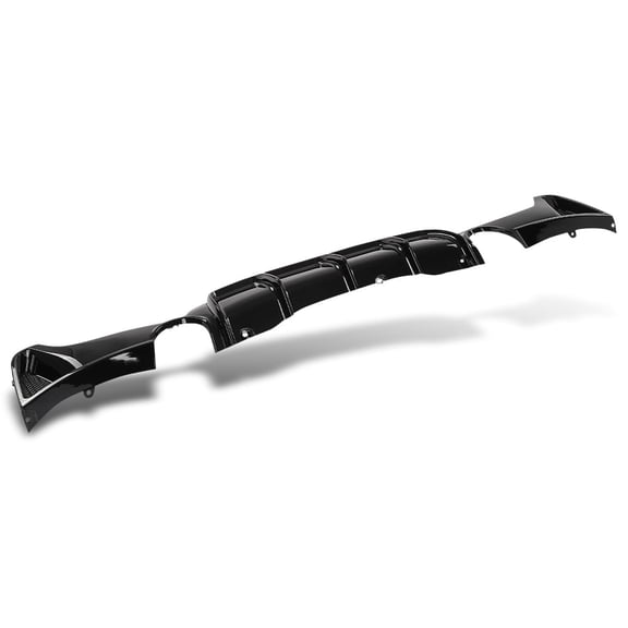 Rear Bumper Diffuser Gloss Black Fit For 14-20 BMW F32 F33 F36 4 Series M Sport
