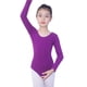 thumbnail image 2 of Falda de ballet Traje de examen de grado de baile Traje de práctica de otoño de manga larga para niña Traje todo en uno Traje de baile para niña, 2 of 2