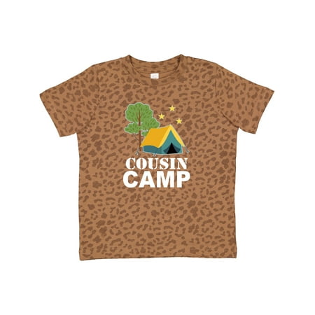 

Inktastic Cousin Camp Apparel Camping Gift Toddler Boy or Toddler Girl T-Shirt