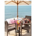 thumbnail image 3 of Outdoor Tablecloths with Umbrella Hole & Zipper, Japanese Wedding 54x54 Inch Square Tablecloths, Cute Owls Pink Cherry Blossoms Waterproof Table Cloth, Patio/Pool/Picnic Table Covers, 3 of 8