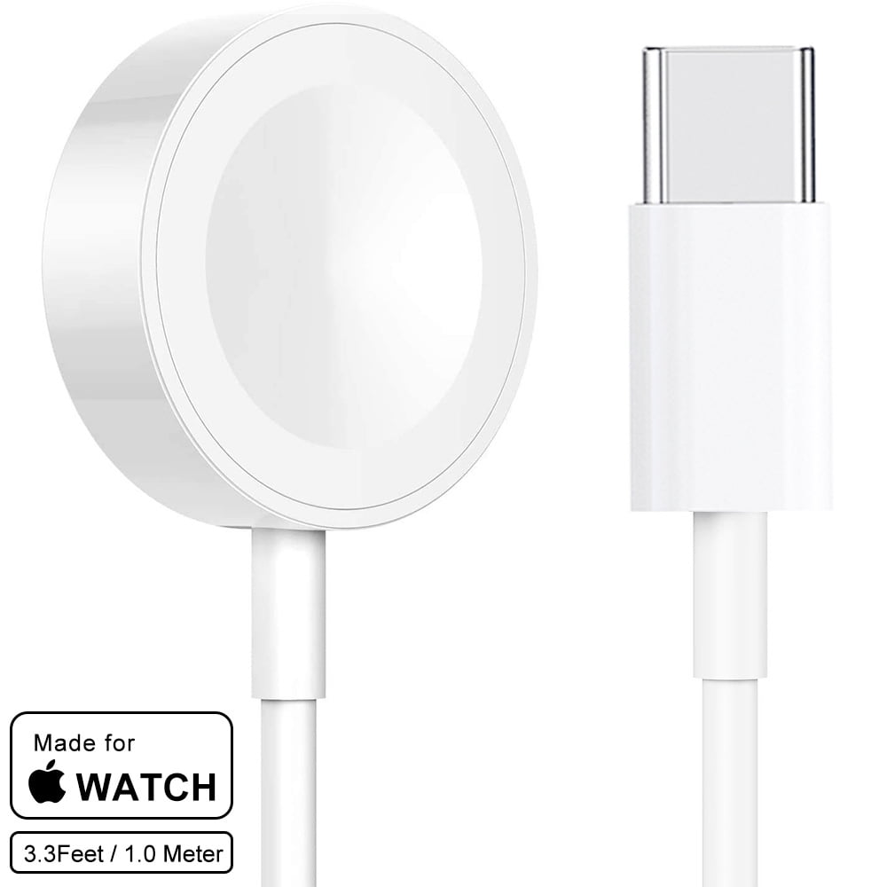 Watch Charger for Apple Watch Charger, 0.3m/1FT Short iWatch USB Wireless  Magnetic Portable Charging Cable Cord Compatible with Apple Watch Series