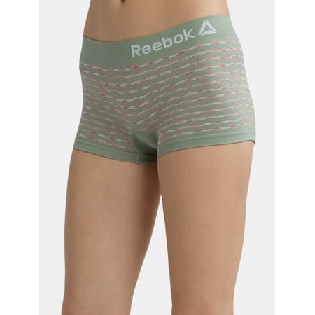 Reebok Women s Seamless Boyshort Panty  6-Pack  Sizes S-XL