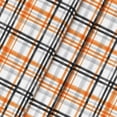 thumbnail image 5 of Halloween Tablecloth 60x60 Inch Round, Fall Orange Buffalo Plaid Washable Table Cover for Party Picnic Dinner Decor, 5 of 6