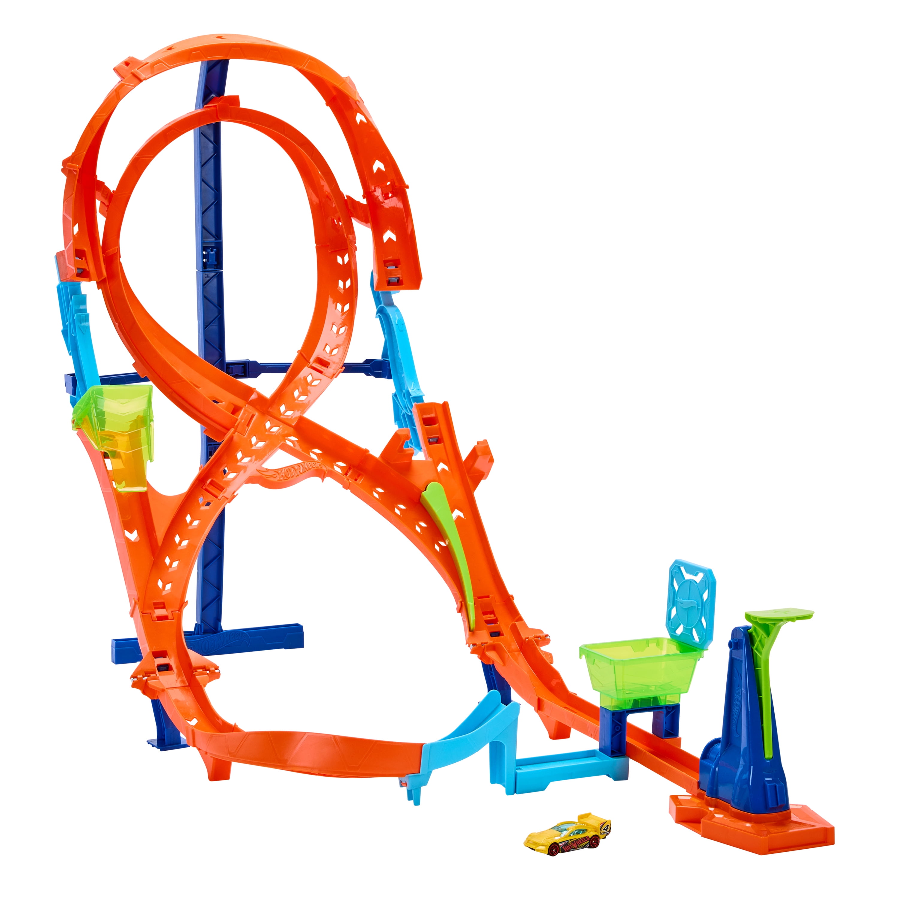 Hot Wheels Coffret piste Saut en 8 vertical