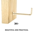 thumbnail image 3 of OUNONA 100Pcs Golden Metal Pantry Hooks Right Angle Self Tapping Screw Hooks for Organization, 3 of 8