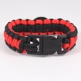 thumbnail image 3 of Uijokdef Country Flag Paracord Survival Bracelet, Color Woven Design, 8-10 Inches Length, Alloy Metal Buckle, 3 of 3