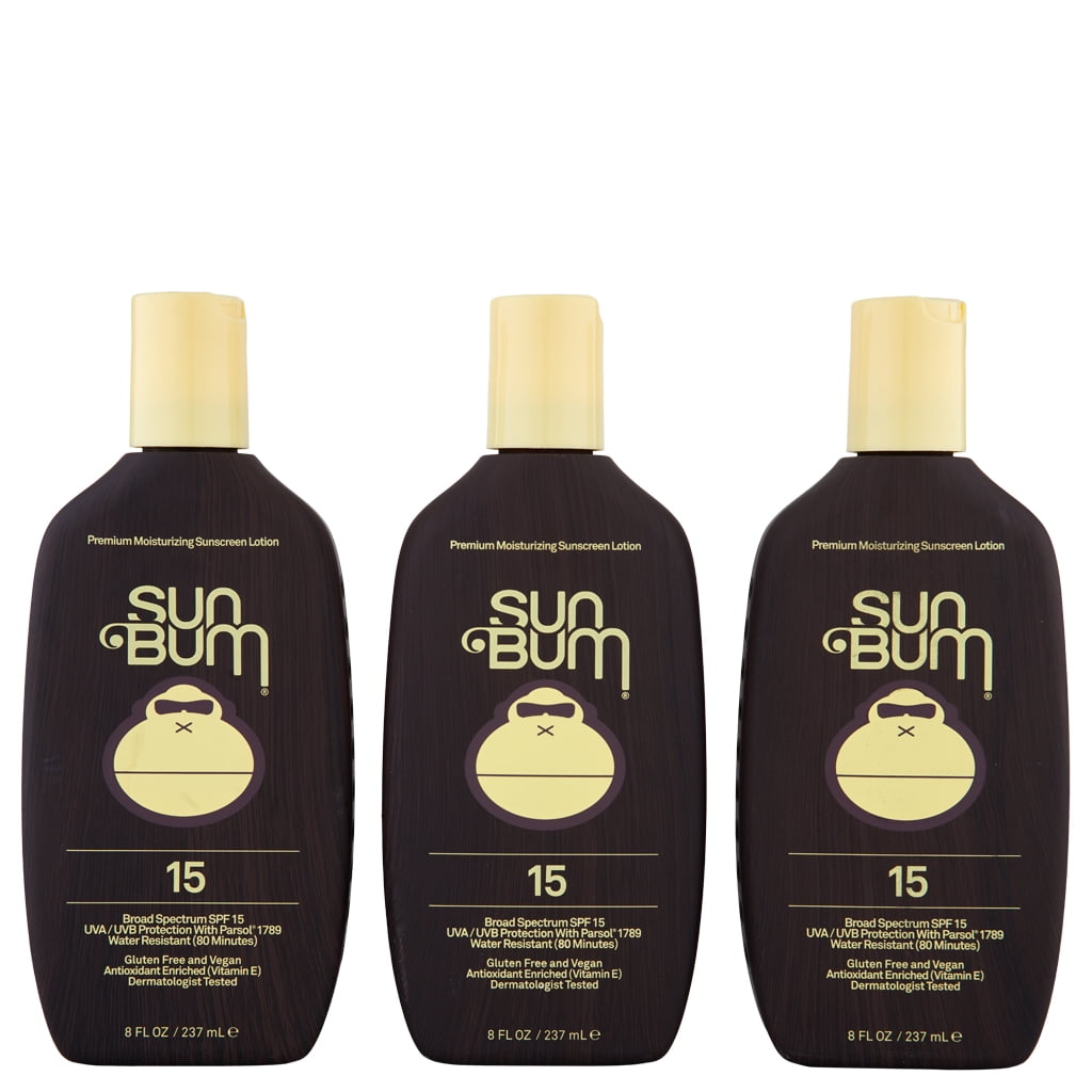 Sun Bum Original SPF 15 Sunscreen Lotion 3 Ct 8 oz