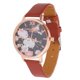 thumbnail image 1 of Reloj de pulsera de cuarzo Jinwen Cuero para Mujer Marrón, 1 of 8