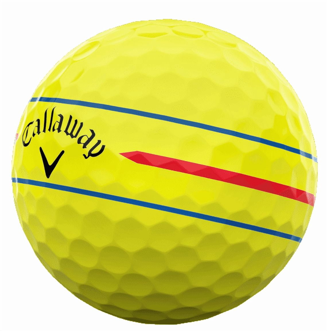 (4 pack) Callaway Golf 2024 Chrome Soft 360 Triple Track Golf Balls (Yellow) 12pk