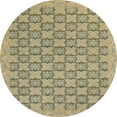 thumbnail image 1 of Ahgly Company Indoor Round Abstract Brown Abstract Area Rugs, 8' Round, 1 of 6