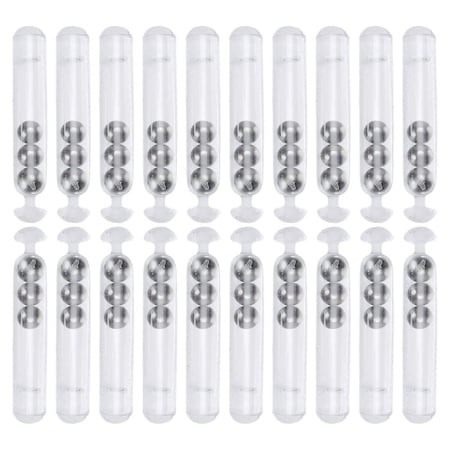 Fly Fishing Lure Jigs Rattles Insert Tube Fly Tying Baits Making Accessories for Hard Baits Soft Lure Rattles Steel Bead