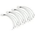 thumbnail image 4 of Raindrops 4Pcs Wire Rope Hook for Garden Wire for Climbing Plants Black Steel for Plant Grow Light, 4 of 8