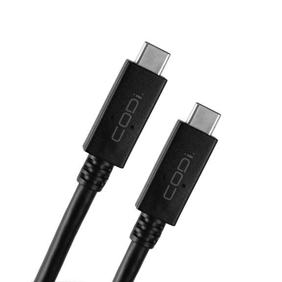 CODi 3ft USB-C to USB-C Cable – USB 3.2 Gen 2, 100W PD Charging, 10Gbps Data Transfer, 4K@60Hz Video Support, Fast Sync & Charge, Durable & Compact USB Type-C Cable