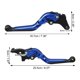 thumbnail image 4 of Par de palancas de embrague de freno Unique Bargains ajustables para Suzuki GSX-R125 2020-2021 Negro Azul, 4 of 7