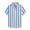 Light Blue, variant on yillto Striped Shirts for Mens Short Sleeve Button down Loose Lightweight Causal Beach Dressy Tshirts