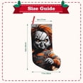 thumbnail image 3 of Lsque Chucky Pattern 18 Inch Christmas Stockings, Festive Holiday Stocking for Christmas Decorations Holiday Decor, 3 of 8