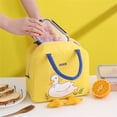 thumbnail image 1 of Insulated Lunch Bag Multi-purpose Polyester Smooth Zipper Duck Lunch Container Household Supplies, 1 of 7