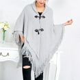 thumbnail image 6 of MESSUEN Warm Shawl Wraps for Women Long Scarves for Women Vintage Shawl Womens Poncho Tops Beach Scarf Womens Shawls for Women Gray A, 6 of 7