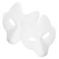 thumbnail image 3 of EeaseMX 2 máscaras de Halloween de animales para adultos, máscaras en blanco, máscaras de animales sin pintar, suministros para fiestas de Halloween., 3 of 7