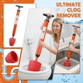 thumbnail image 2 of Flush The Toilet Plunger Household Toilet Kitchen Bathroom, 2 of 6