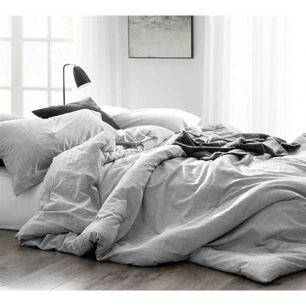 BYB Natural Loft Comforter - Yarn Dyed Gray