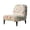 Floral, variant on HELLHERO Daisy Print Armless Accent Chair Washable Cover, Reusable Elastic Bottom Armless Accent Chair Cover for Hotel Bedroom