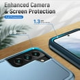 thumbnail image 4 of REQO for Samsung Galaxy S22 Case, Galaxy S22 Case with HD Screen Protector [Military Grade Drop Tested] Heavy-Duty Tough Rugged Shockproof Protective Case for Samsung S22, Blue, 4 of 6