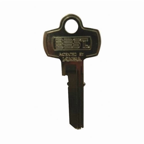 Best Key Blank, Type B2,Brass 1AK1B217