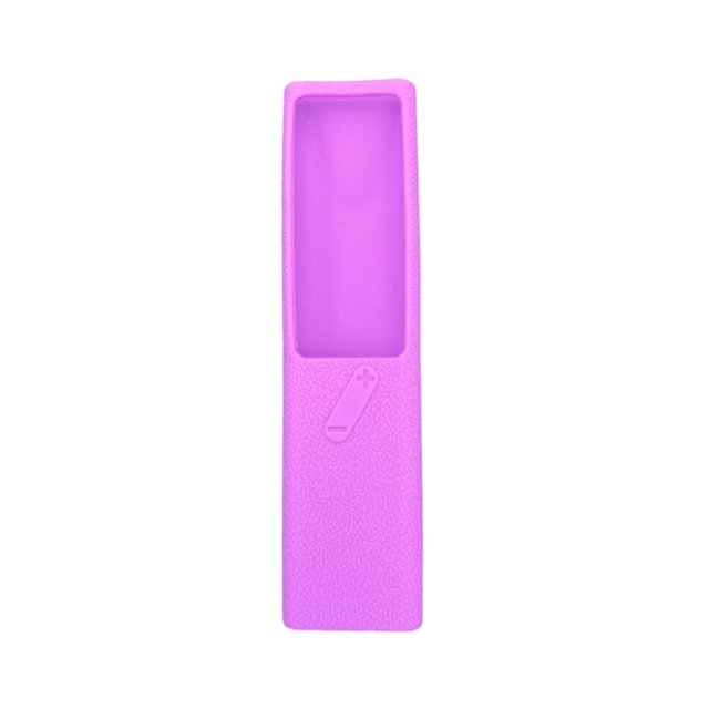 Seitruly Funda para mando a distancia, funda a prueba de polvo, funda protectora para controlador, accesorios, ajuste Universal para Mi Box S TV Controles remotos Púrpura