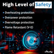 Shelly Wave Pro 3 48A 3-Channel (3x16A) Z-Wave Long Range Smart Relay with Power Measurement