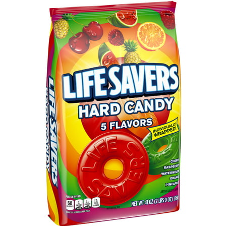 LIFE SAVERS Hard Candy 5 Flavors, 41-Ounce Party Size Bag