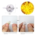 thumbnail image 2 of Luces LED para globos Aogist, redondas, amarillas, 100 unidades con pilas, 2 of 6