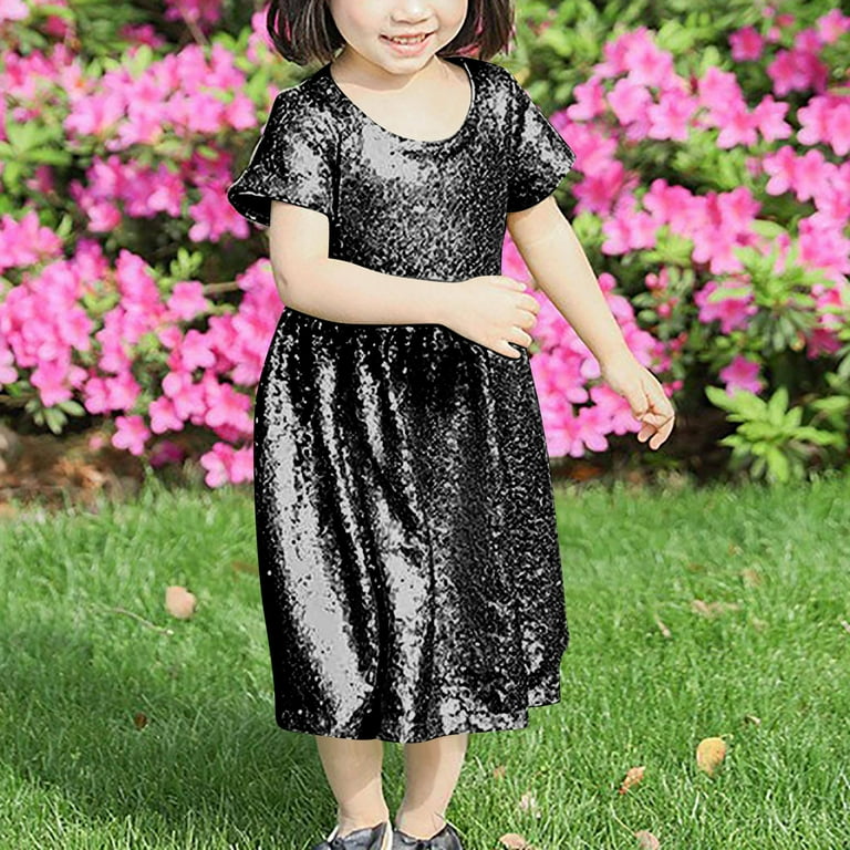 blue dress for baby girl Simple 17th Birthday Dresses Sequin Birthday Outfits P284 main image 0