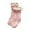 a-Pink26858, variant on VNKIDY Girls Socks Kids Knee Length Socks With Lace Ruffle Ribbed Knit Solid Color Stylish Footwear For Daily Casual Activities Adorable Socks