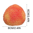 thumbnail image 3 of STPToys Slow Rebound Stress Relief Ball, Soft Squeezable Fruit Sensory Decompression Gadget for Pressure And Anxiety Relief, Party Favors, Classroom Prizes, 3 of 9