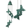thumbnail image 3 of Woodstock Wind Chimes Signature Collection, Woodstock Habitats, Butterfly Chime 21'' Verdigris Wind Chime CBC, 3 of 7