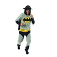 thumbnail image 6 of Batman Superhero Men's Onesie Costume Union Suit With Cape & Hood-XL, 6 of 7