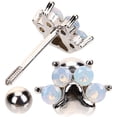 thumbnail image 3 of 1 par de pendientes con forma de pata de gato para mujer, pendientes para niña, joyería decorativa para las orejas, 3 of 7