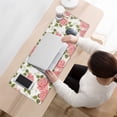 thumbnail image 3 of Long Mouse Pads for Desk,Pioneer Flower Floral Print Pattern Desk Mats on Top Of Desks, Desk Mouse Pad Extra Large with 3mm Non-Slip Base and Stitched Edge for Gaming,Office,Work,Home 31.5"x11.8", 3 of 6