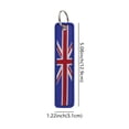 thumbnail image 2 of 2 Pack Motorcycle Key Tags, Flag Embroidery Key Fobs & Keychains, 2 of 7