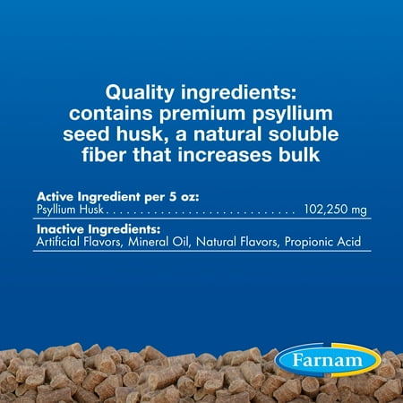 Farnam SandClear Natural Psyllium Crumbles 10 pound, 32 Scoops