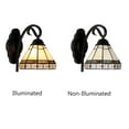 thumbnail image 5 of CHLOE Lighting Belle Mission-Style 1- Light Blackish Bronze Finish Wall Sconce 7" Shade, 5 of 7
