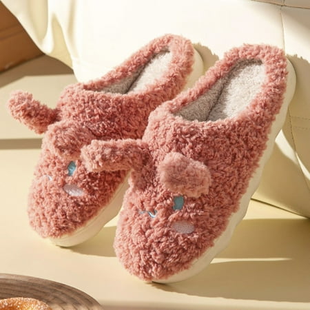 

Cathalem Bear Slippers for Women Size 11 Women Slippers Autumn And Winter Comfortable Fashion Cartoon Cute Women Summer Slippers Watermelon Red 7