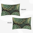 thumbnail image 4 of Daiia Succulents Bedding Waterproof Pillow Protector Zippered Queen – Bed Bug Proof Pillow Encasement-20"x30", 4 of 9