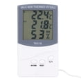 thumbnail image 3 of Indoor Outdoor Thermometer,Indoor Outdoor Digital Thermometer Thermometer Temperature Humidity Meter Built for Professionals, 3 of 14