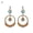 5, variant on 1 Pair Beads Multicolor Shiny Drop Earrings Bohemian Hollow Vintage Hook Earrings Party Jewelry