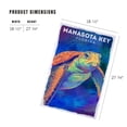 thumbnail image 2 of Lantern Press 1000 Piece Jigsaw Puzzle, Manasota Key, Florida, Turtle, Vivid, 2 of 5