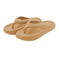 thumbnail image 2 of MIASHUI Summer Flip Flop Womens Outdoor Soft Soled Bathroom Slippers Sandals,Khaki,9.5, 2 of 7