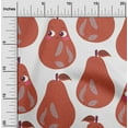 thumbnail image 2 of oneOone Cotton Silk Red Fabric Fruits Dress Material Fabric Print Fabric By The Yard 42 Inch Wide, 2 of 6