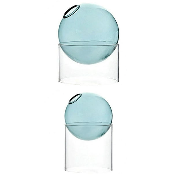 2 uds florero de cristal de estilo nórdico florero de escritorio decoración de estar del hogar Zulema Jarrón floral de escritorio